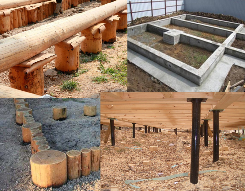 Фундамент для деревянных домов